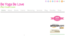 Tablet Screenshot of beyogabelove.com